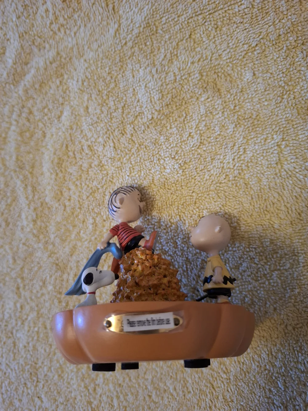 Peanuts Halloween Figurine Set - Orange & Green Holiday Decor by Peanuts